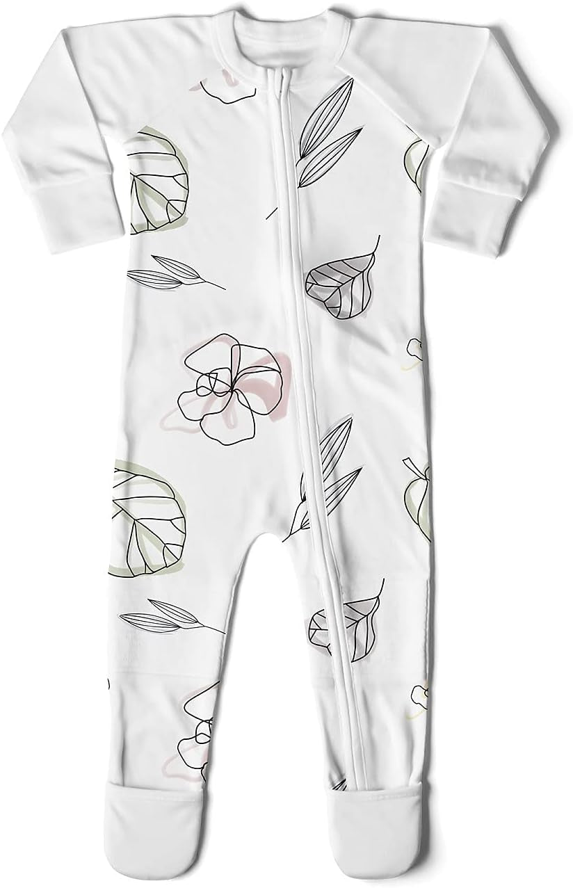 Goumi Bamboo Organic Cotton Sleep and Play Footie