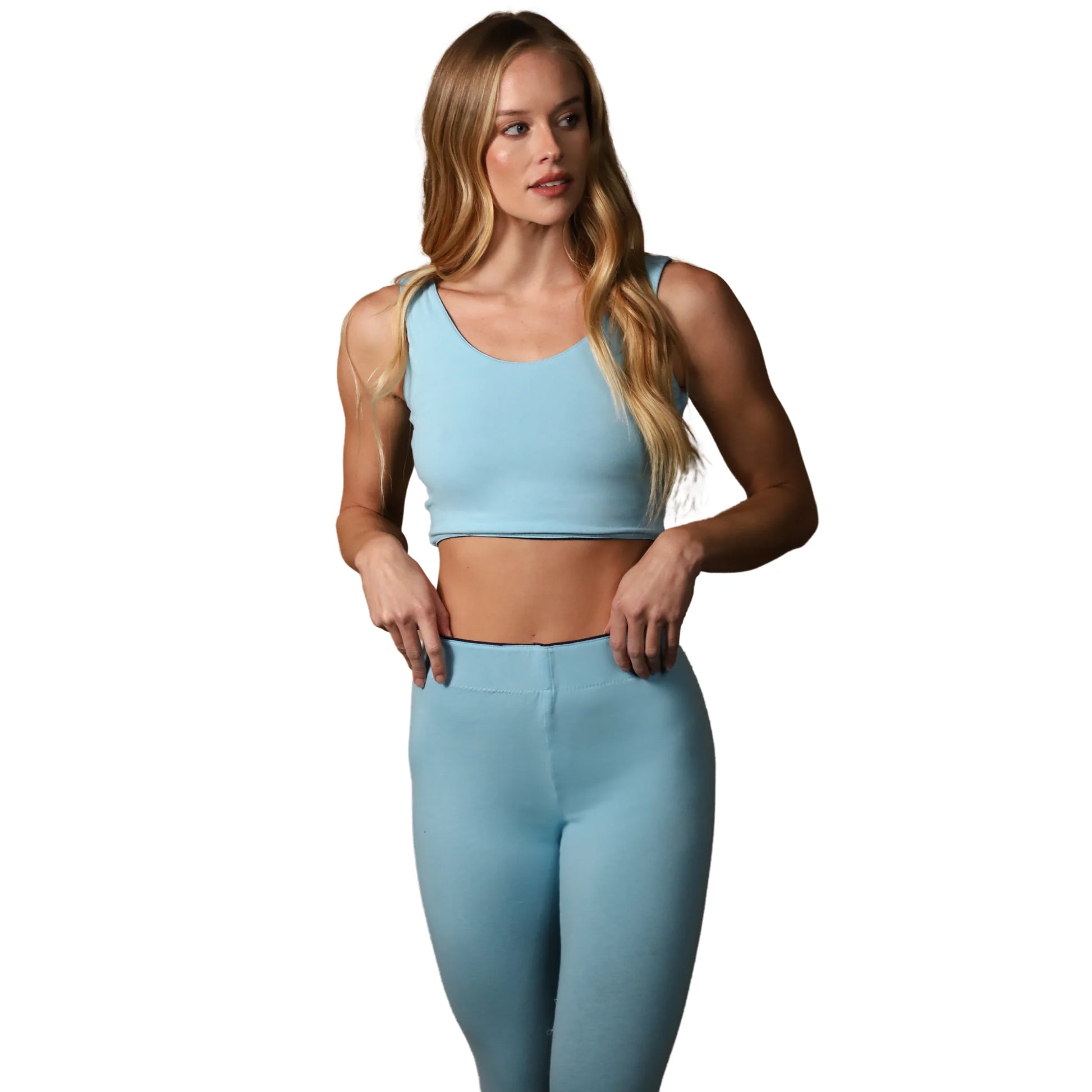 Daphne: Organic Cotton Reversible Crop Tank