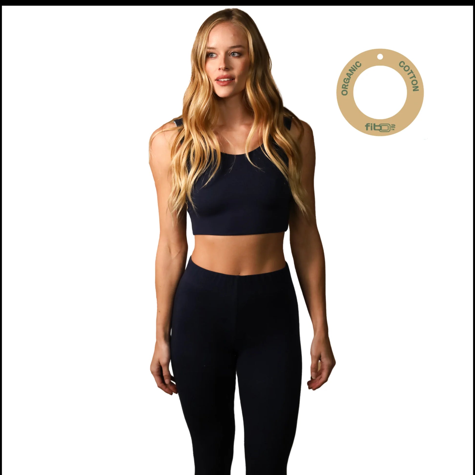 Daphne: Organic Cotton Reversible Crop Tank