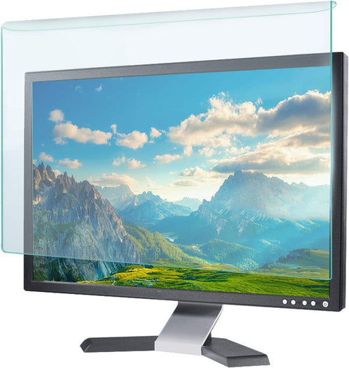 23-24 Inch Blue Light Blocking Screen Protector Panel, Hanging Type Acrylic Filter with Eye Protection for 23, 23.6, 23.8, 24 Inch Diagonal LED PC Widescreen Monitor (W 21.2" X H 13.4")