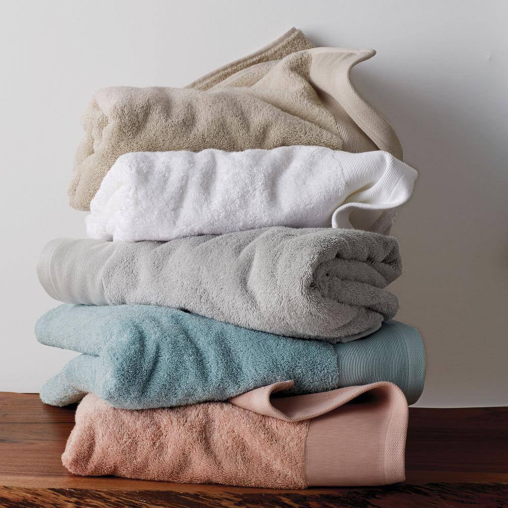 Organic White Solid Cotton Bath Towel